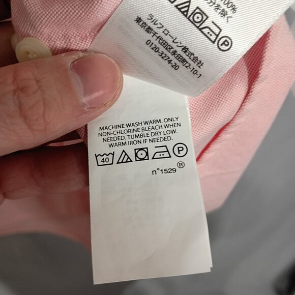 Polo Ralph Lauren Core Replen Mens XXL 2XL Shirt Pink Classic Fit Flesh Pony NEW - Picture 7 of 12